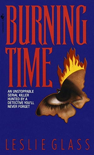 Burning Time by Leslie Glass book cover — April Woo Mystery #1